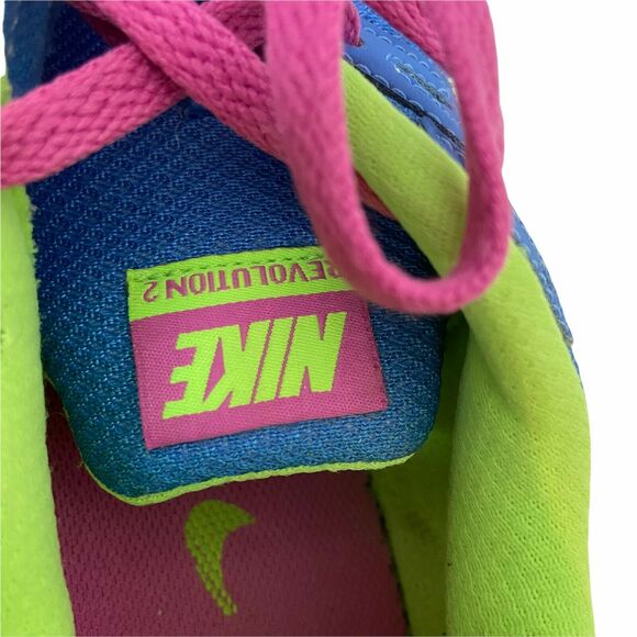 Nike Running Shoes Women's Revolution 2 554900-402 Blue Green Lace Up size 11 - Picture 7 of 14